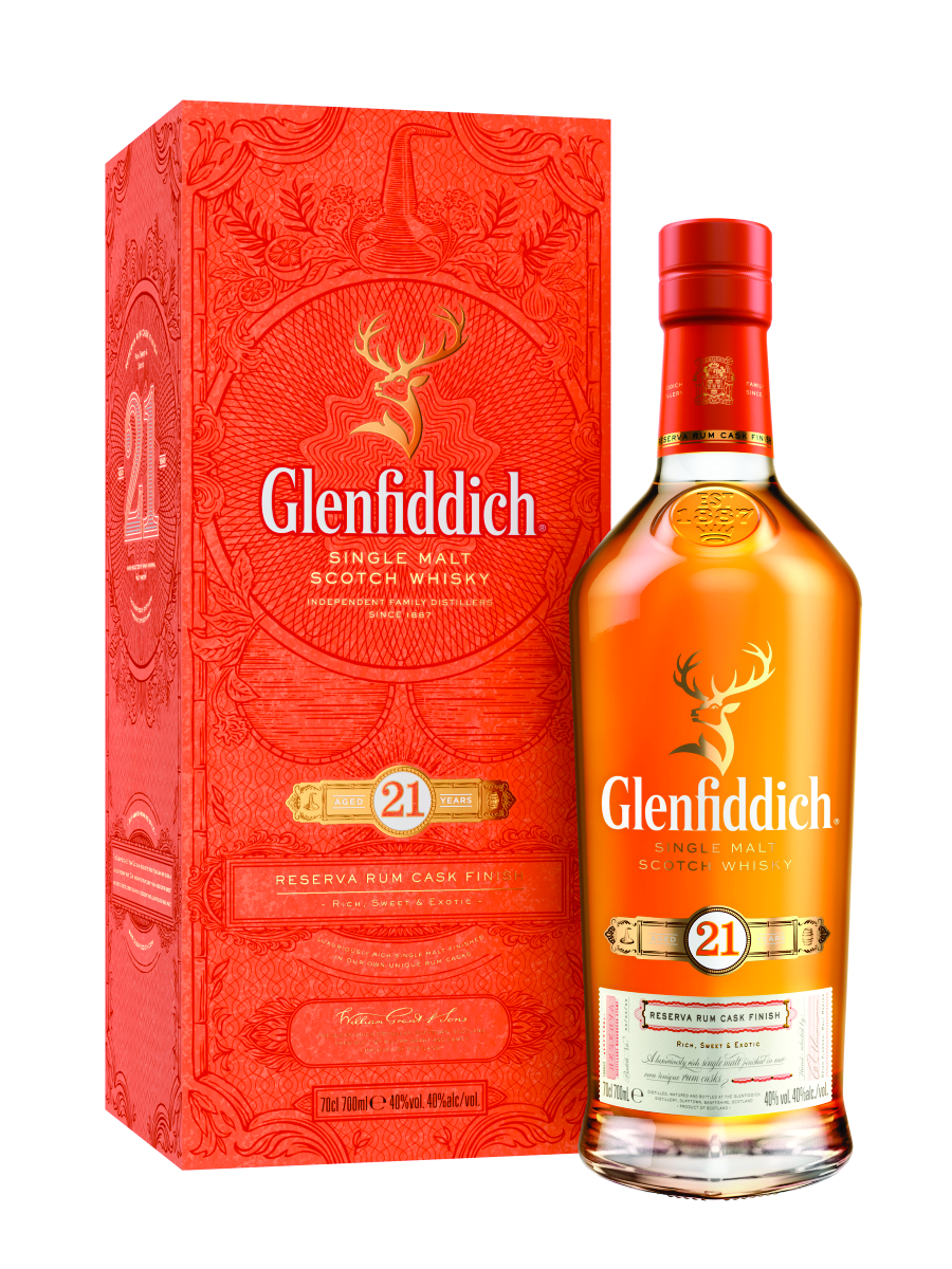 GLENFIDDICH SINGLE MALT SCOTCH WHISKY 21 YEARS