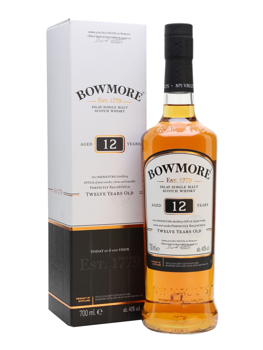 BOWMORE 12 YEARS ISLAY SINGLE MALT SCOTCH WHISKY